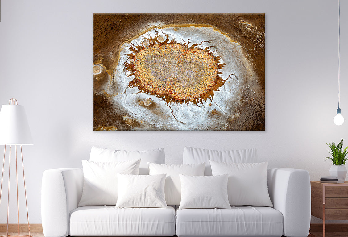 Kati Thanda - Lake Eyre, Aerial View, South Australia Print 100% Australian Made