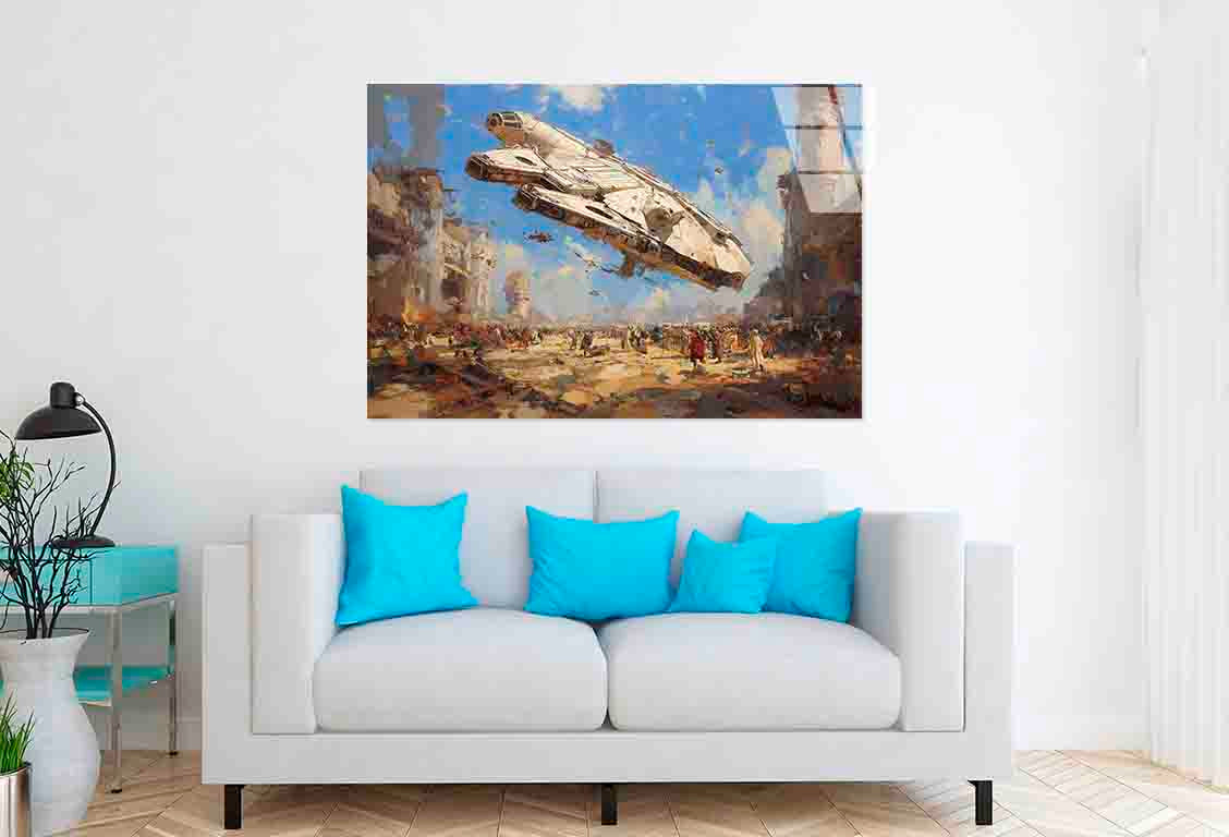 Cinematic Space Freight Tempered Glass Printing Wall Art Australian Made Quality