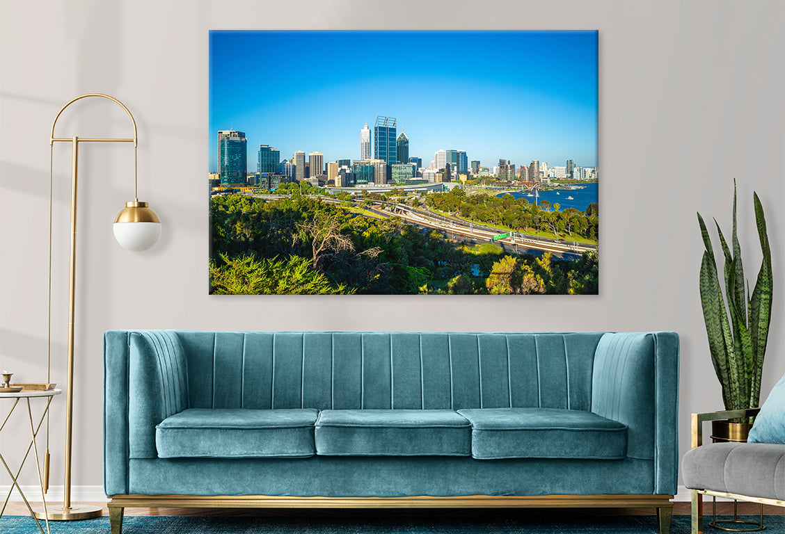 Kings Park and Botanic Garden Perth Skyline Wall Art Decor 100% Australian Made