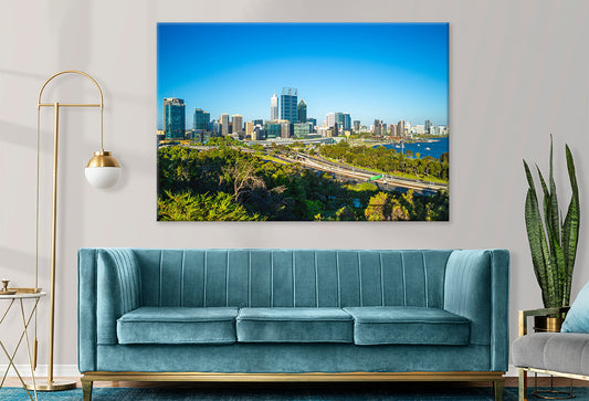 Kings Park and Botanic Garden Perth Skyline Wall Art Decor 100% Australian Made