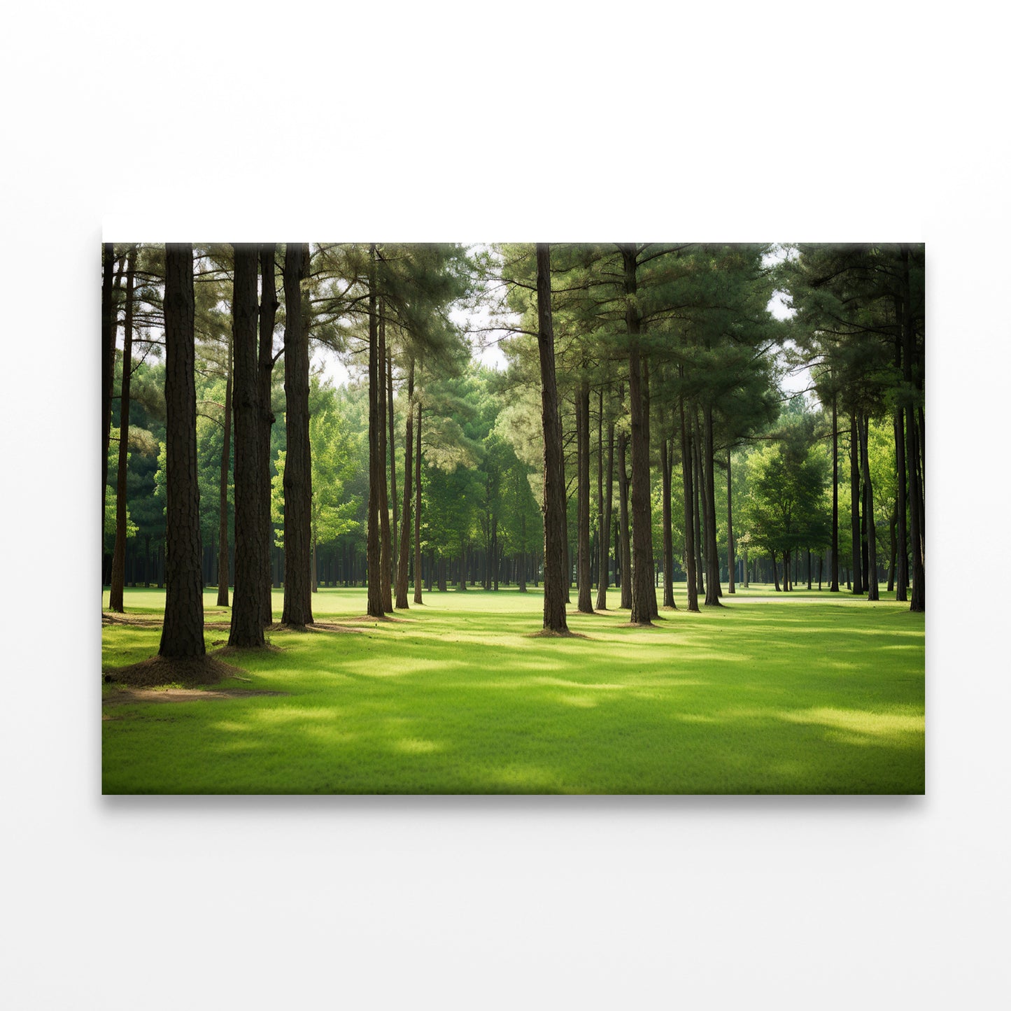 Pine Trees Line the Forest Print 100% Australian Made - Bella Home Decor
