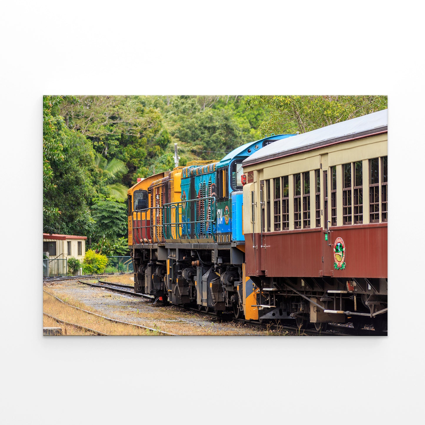 Kuranda Scenic Railway Cairns Tropical Wall Art Decor 100% Australian Made