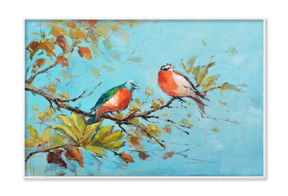 Two Birds Hand Made Painting Wall Art Limited Edition High Quality Print