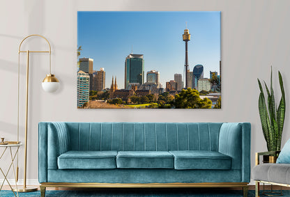 Sydney Tower New South Wales Panoramic CBD Wall Art Decor 100% Australian Made
