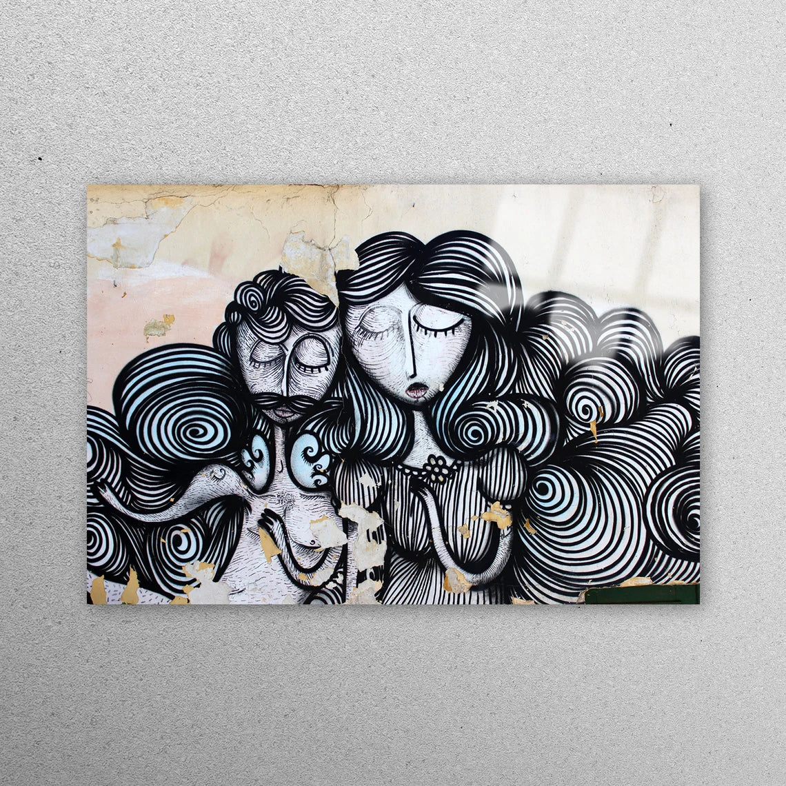 Woman And Man Acrylic Glass Print Tempered Glass Wall Art 100% Made in Australia Ready to Hang