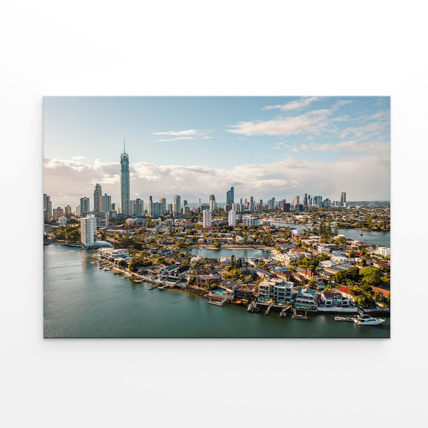 Gold Coast Queensland Surfers Paradise Aerial Wall Art Decor 100% Australian Made