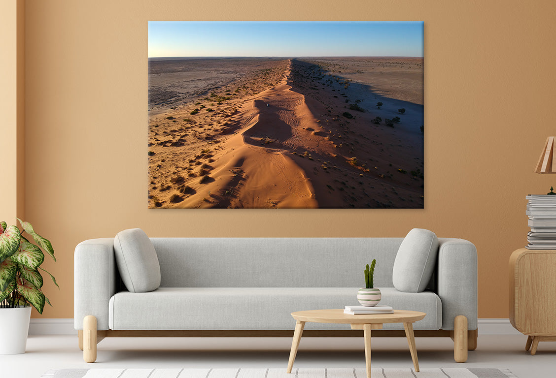 Simpson Desert Aerial View, Queensland Print 100% Australian Made