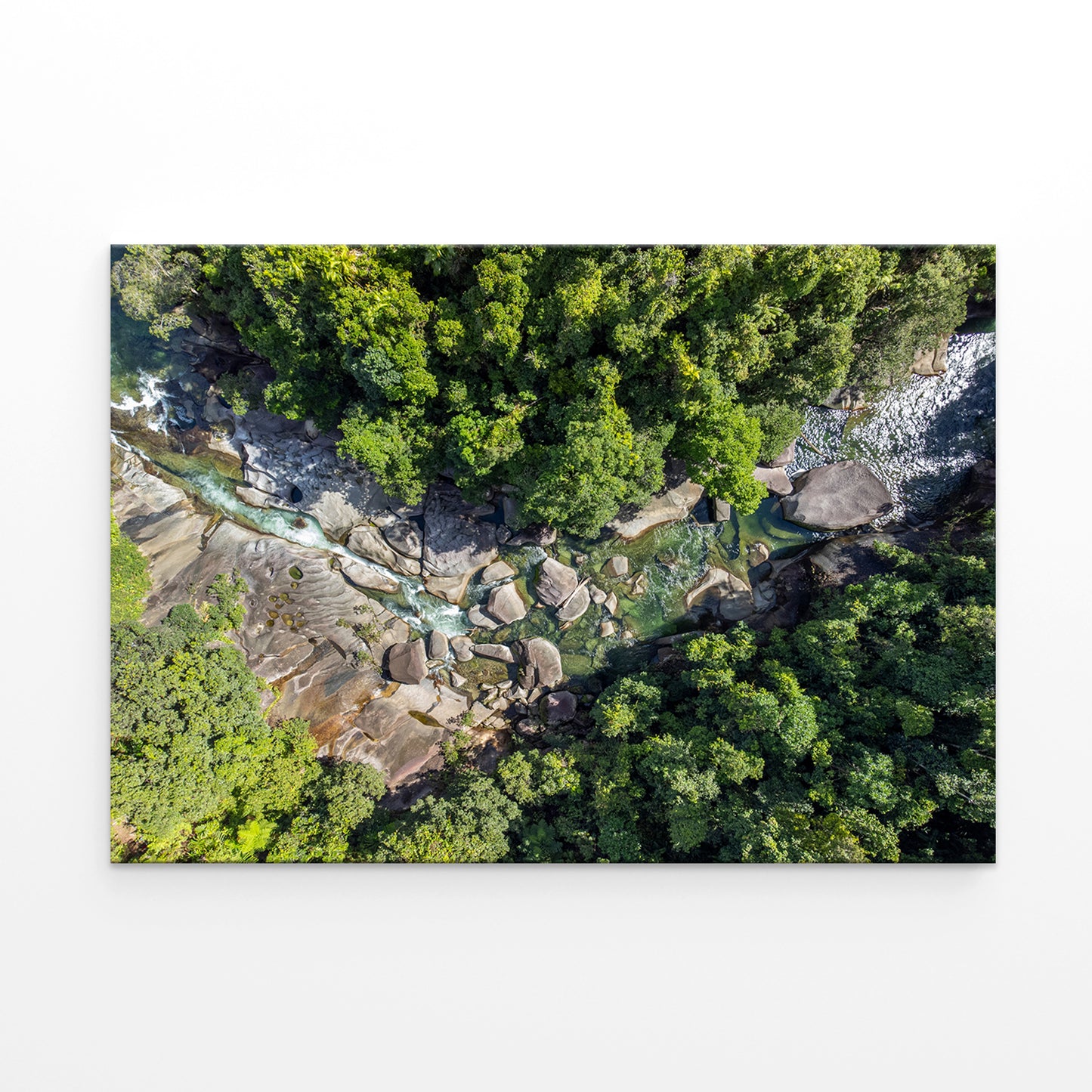Daintree Rainforest Queensland River Rapids Wall Art Decor 100% Australian Made