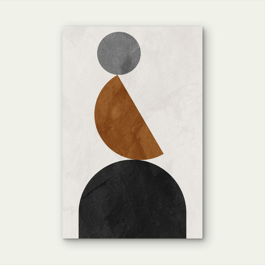Abstract Geometric Shapes 60x90cm Metal Print Ready to Hang