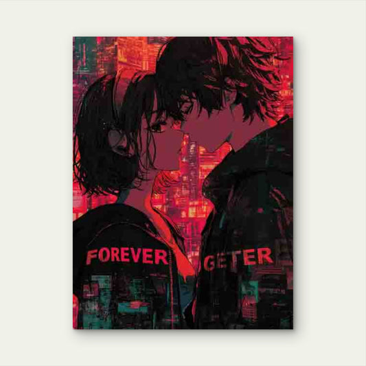 Forever Together Play Reverse 40x60cm Metal Print Ready to Hang