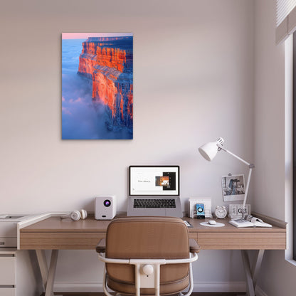 USA Grand Canyon Sunrise Landscape 40x60cm Metal Print Ready to Hang