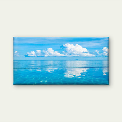 Beautiful Sea Ocean Cloud Wall Art Canvas Office Home Room Framed 120x60cm