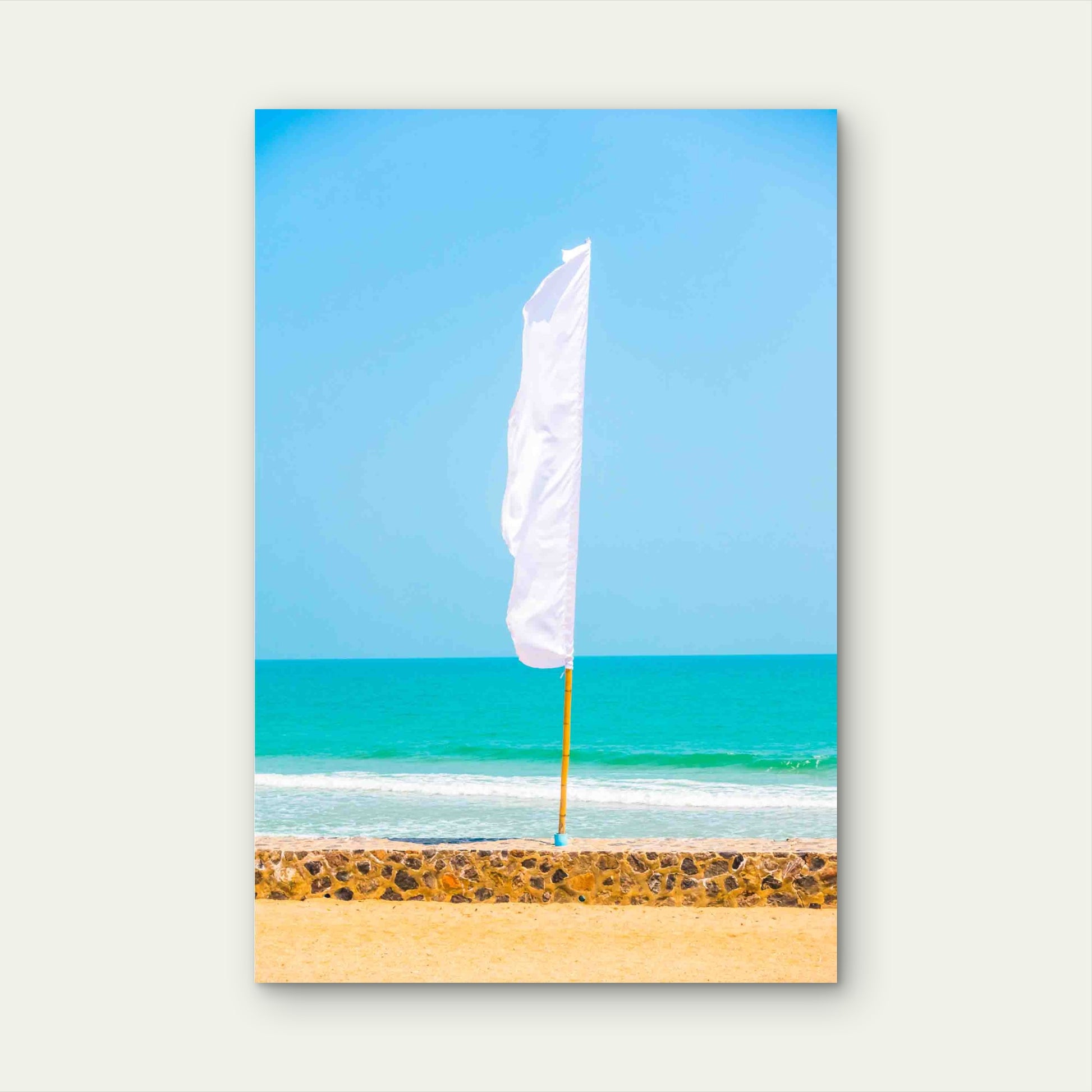 Abstract Pattern Sky Banner Sea 60x90cm Metal Print Ready to Hang