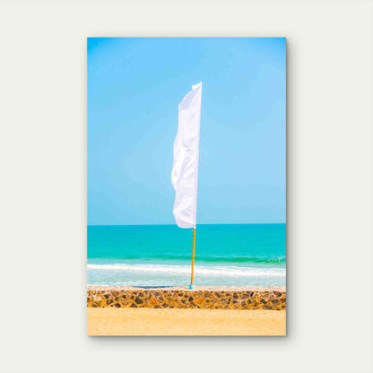 Abstract Pattern Sky Banner Sea 60x90cm Metal Print Ready to Hang