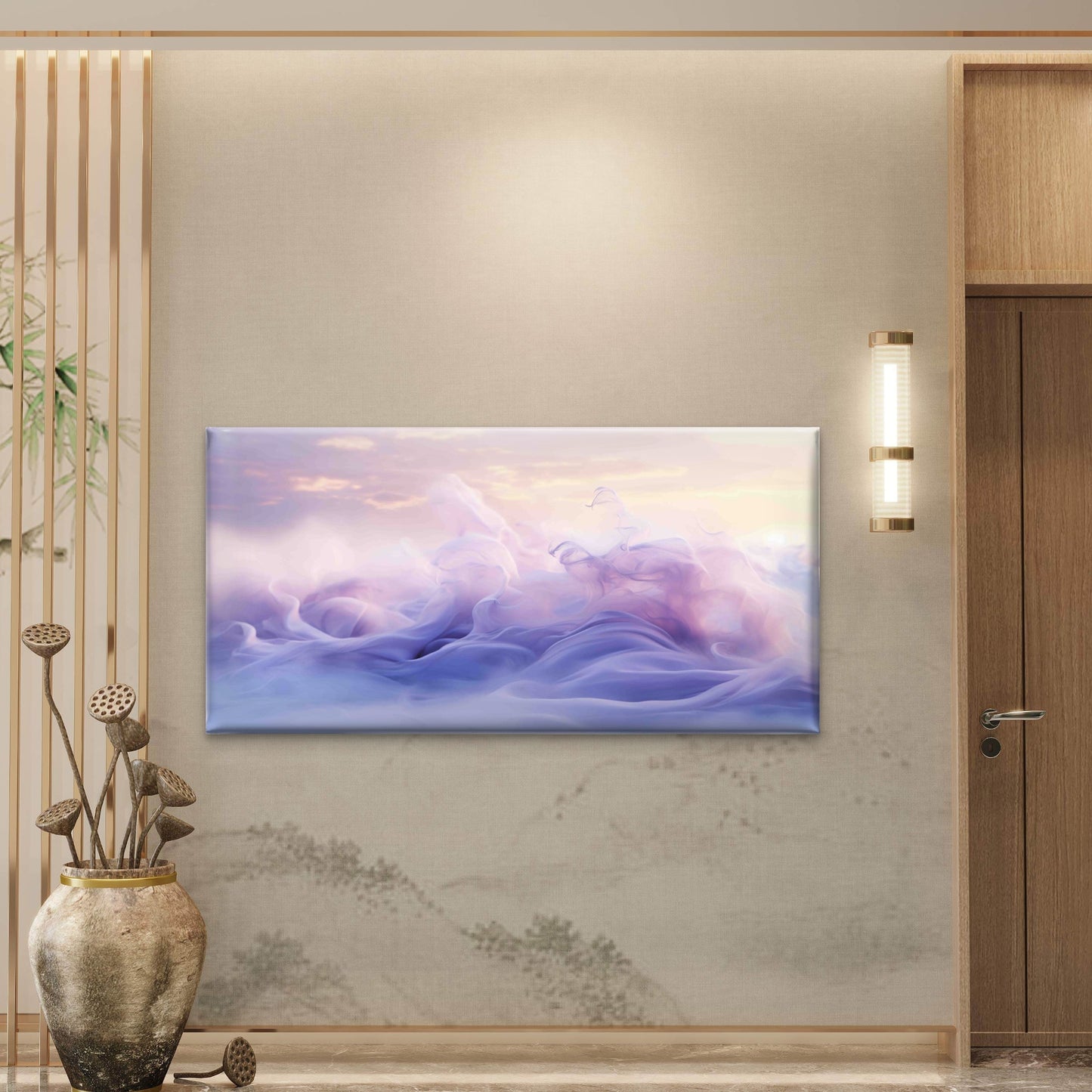 Ethereal Environment Wall Art Canvas Office Home Room Framed 120x60cm - Bella Home Decor
