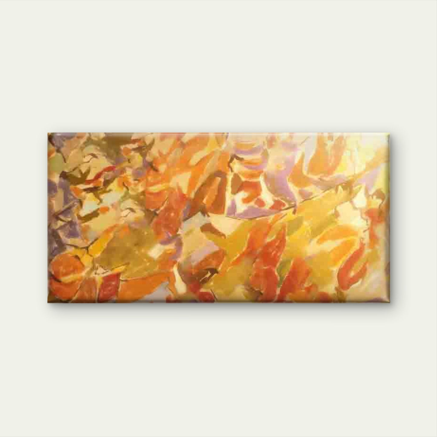 Abstract with Colorful Brush Wall Art Canvas Office Home Room Framed 120x60cm - Bella Home Decor