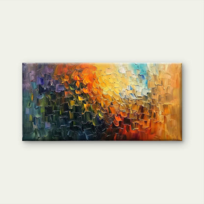 Abstract Colorful Texture Wall Art Canvas Office Home Room Framed 120x60cm