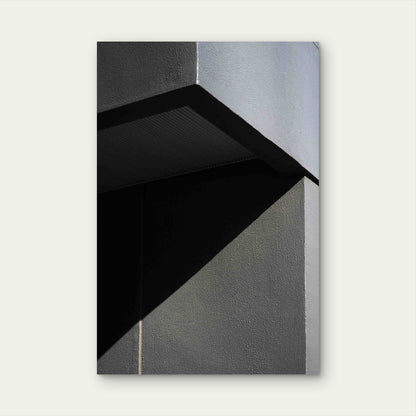 City Building Shadows 60x90cm Metal Print Ready to Hang