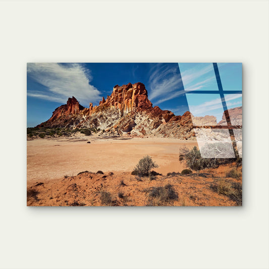 Rainbow Valley Northern Territory Acrylic Glass Printing Wall Art Australian Made