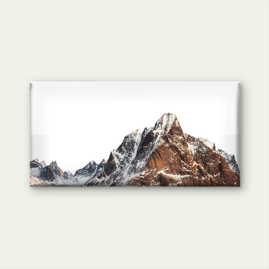 Snow Mountain Peak Sunset Wall Art Canvas Office Home Room Framed 120x60cm