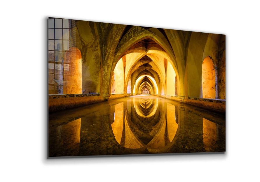 Royal Alcázar Seville UV Direct Aluminum Print Australian Made Quality