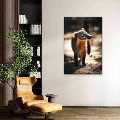 South American Brown Nosed Coati Wild Animals Wall Art Decor 100% Australian Made
