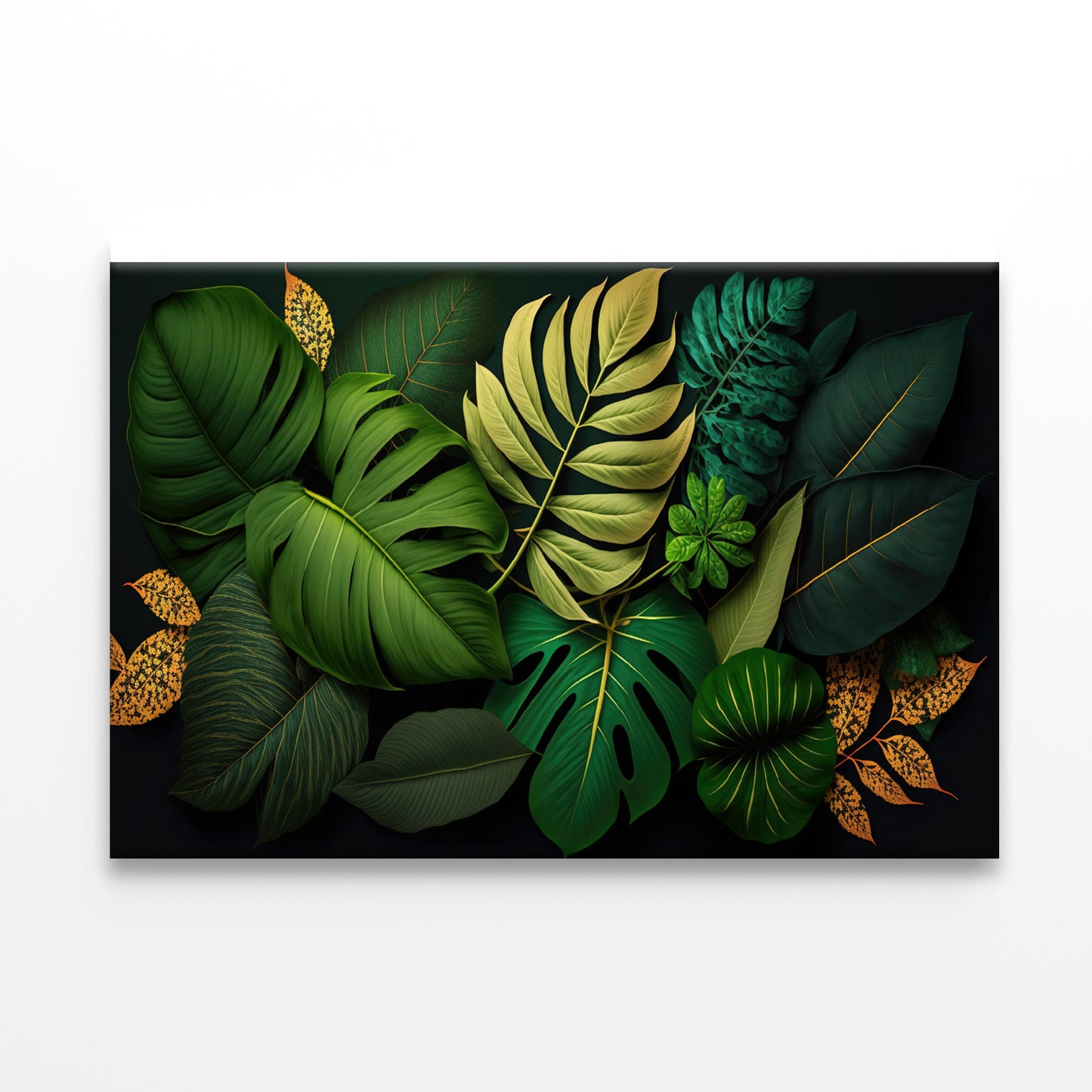 Lush Tropical Leaves in Vibrant Green Print 100% Australian Made - Bella Home Decor