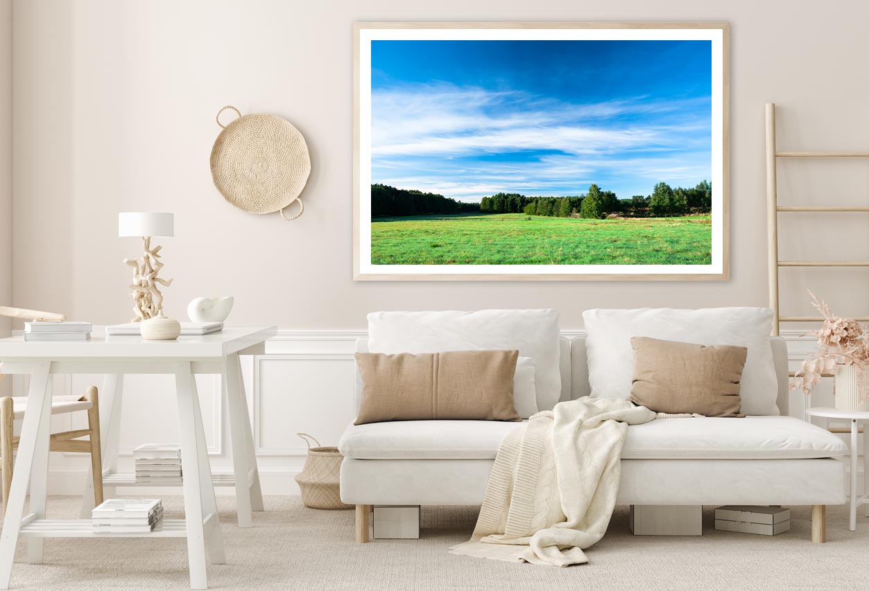 Tranquil Grassland at Sunrise Home Decor Premium Quality Poster Print Choose Your Sizes