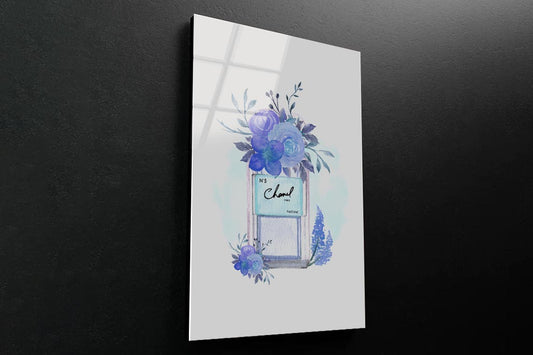 Purple Perfume 3D Design Acrylic Glass Print Tempered Glass Wall Art 100% Made in Australia Ready to Hang