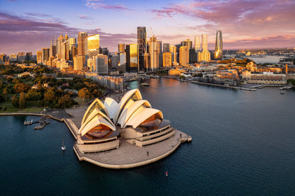 Sydney Opera House and Skyline Wall Art Decor 100% Australian Made