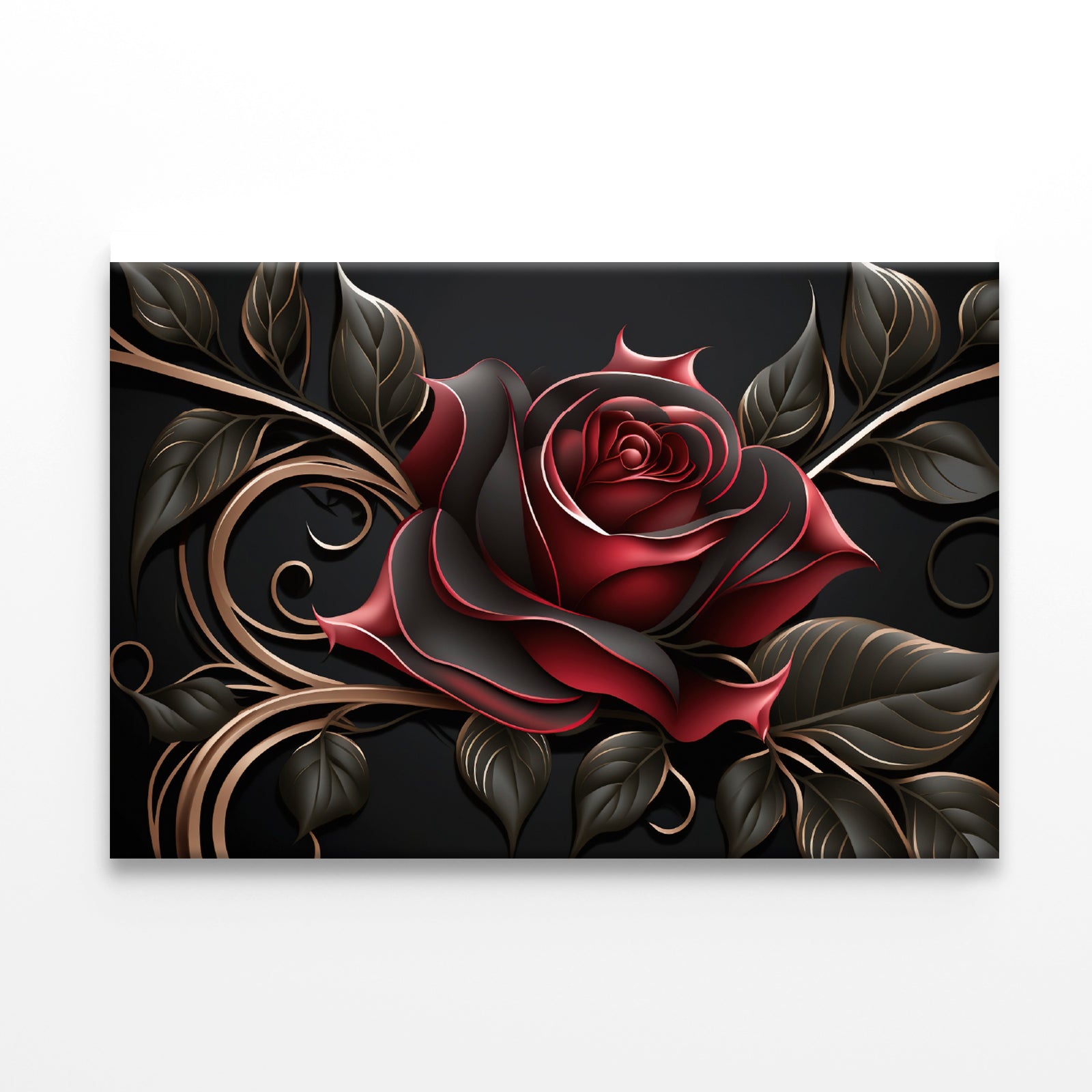 Roses Artistic Flower Design Print 100% Australian Made - Bella Home Decor