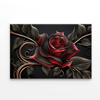 Roses Artistic Flower Design Print 100% Australian Made - Bella Home Decor