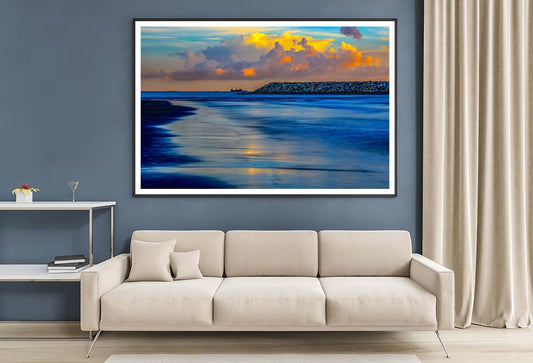 Scenic Sea View in Sizihwan Kaohsiung Taiwan Home Decor Premium Quality Poster Print Choose Your Sizes