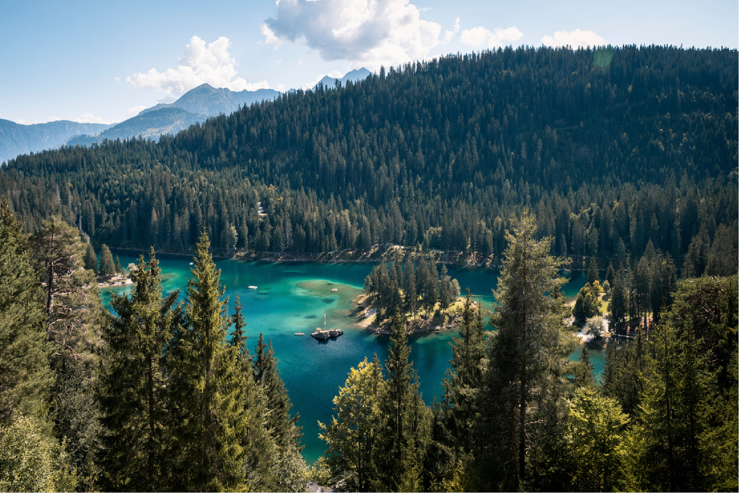 Mountain Landscapes In Switzerland Glass Framed Wall Art, Ready to Hang Quality Print