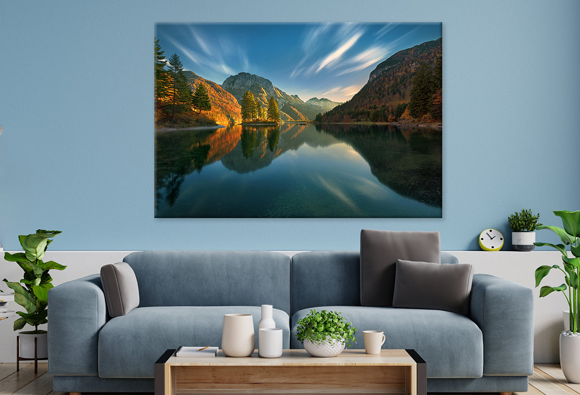 Lago del Predil near Cave Predil Wall Art Decor 100% Australian Made - Bella Home Decor