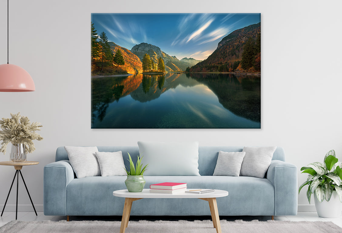 Lago del Predil near Cave Predil Wall Art Decor 100% Australian Made - Bella Home Decor