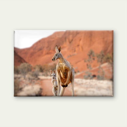 Red Kangaroo Uluru Outback Wall Art Decor 100% Australian Made - Bella Home Decor