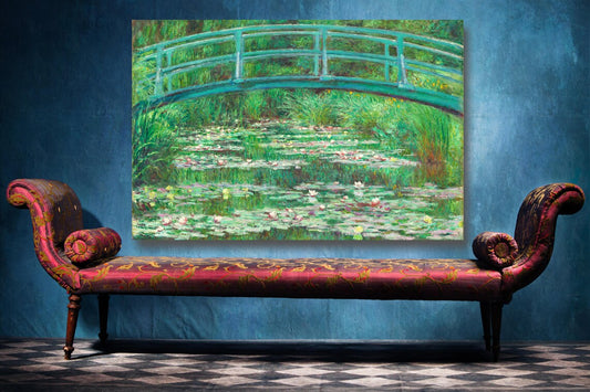 Claude Monet, The Japanese Footbridge UV Direct Aluminum Print Australian Made Quality