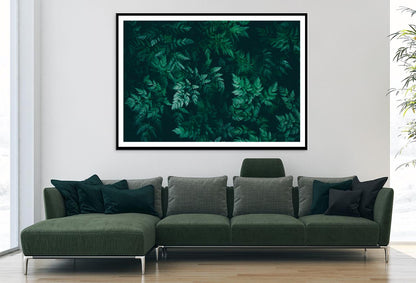 Green Plant with Leaves View Home Decor Premium Quality Poster Print Choose Your Sizes