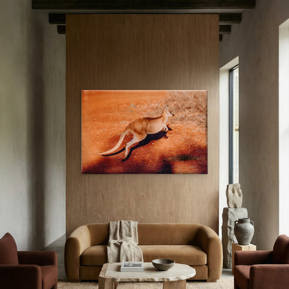 Kangaroo Wallaby Kimberley Station Wall Art Decor 100% Australian Made