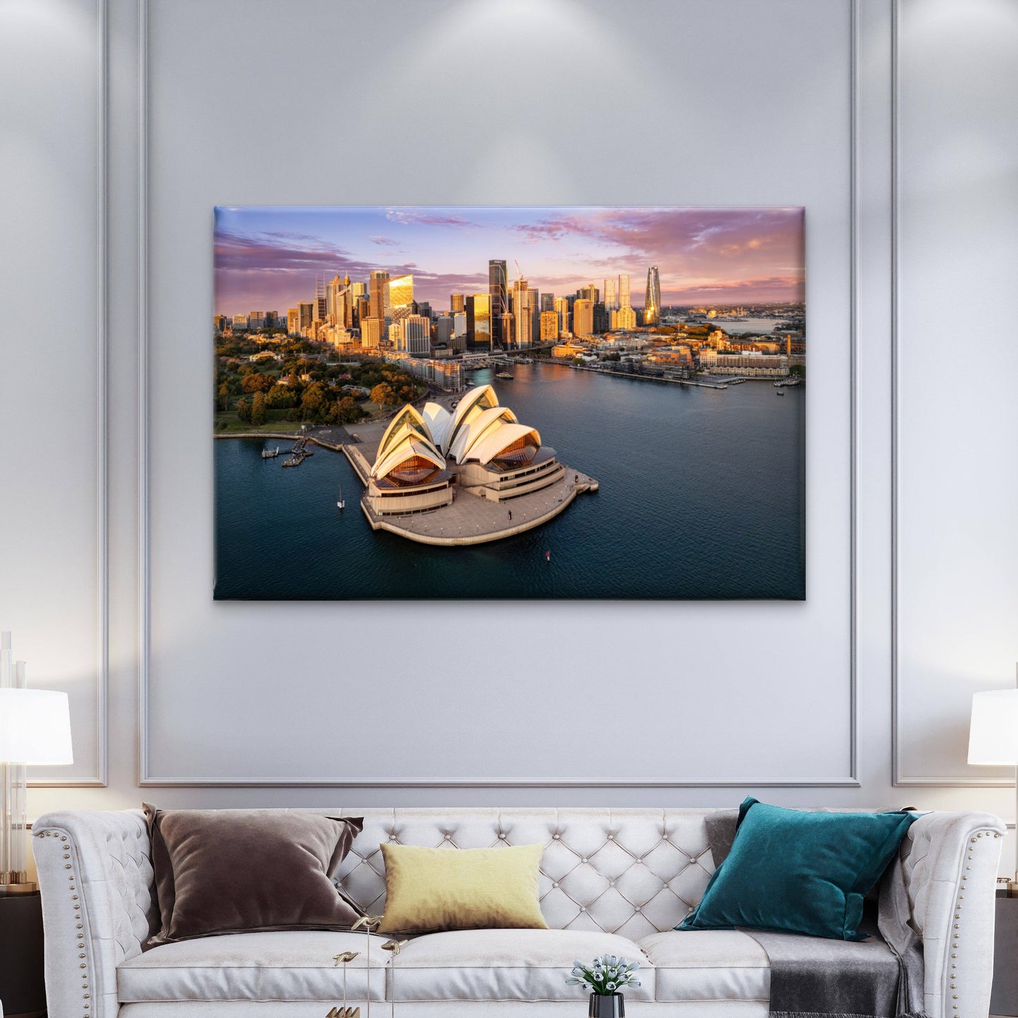 Sydney Opera House and Skyline Wall Art Decor 100% Australian Made