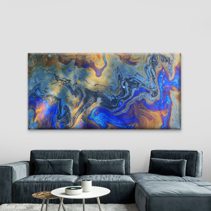 Abstract Background Gasoline Wall Art Canvas Office Home Room Framed 120x60cm