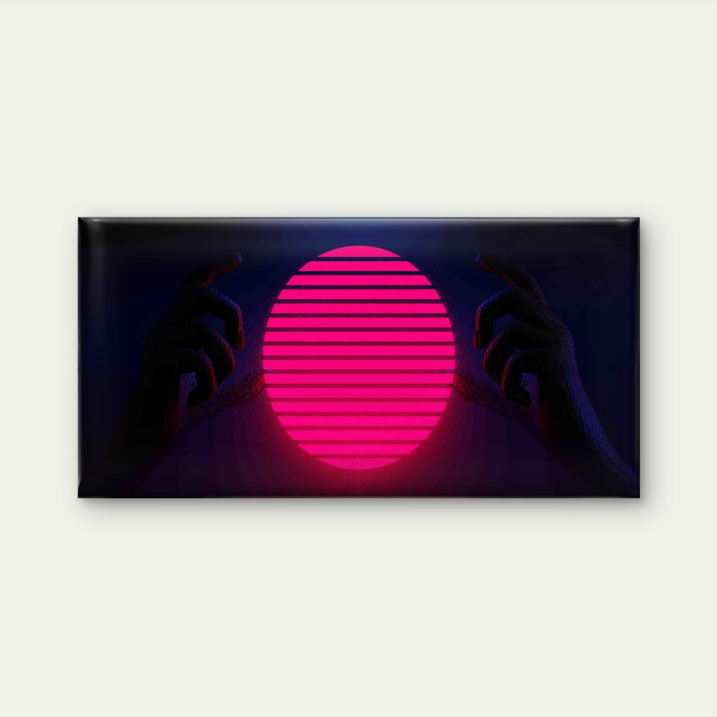 Futuristic Cyberpunk City Wall Art Canvas Office Home Room Framed 120x60cm - Bella Home Decor
