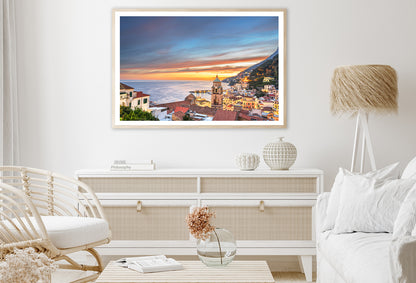 Beautiful Sky with Amalfi Coast Home Decor Premium Quality Poster Print Choose Your Sizes - Bella Home Decor