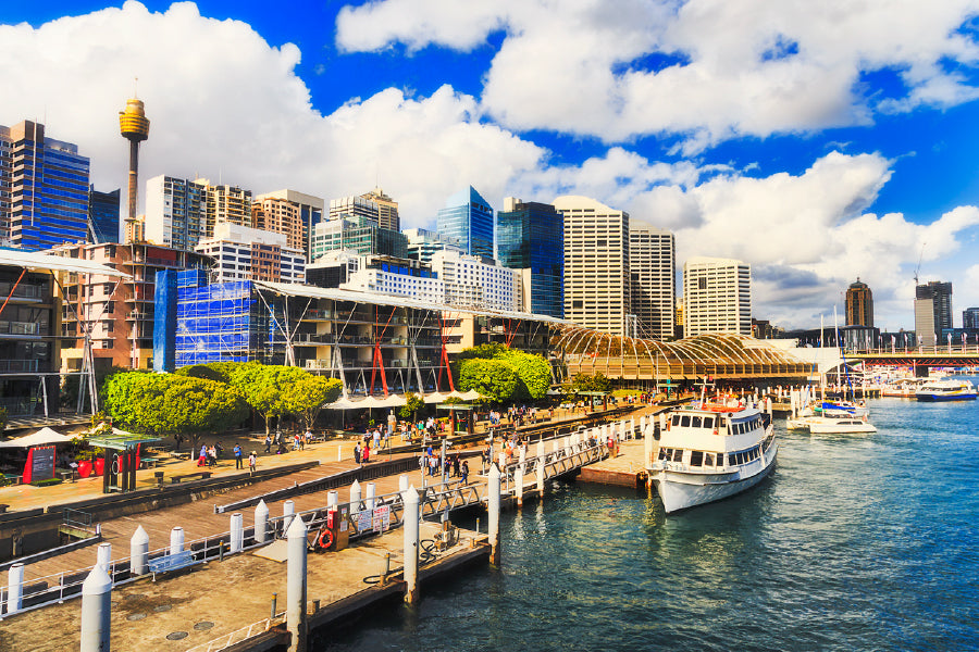 Towers and skyscrapers Sydney Print 100% Australian Made