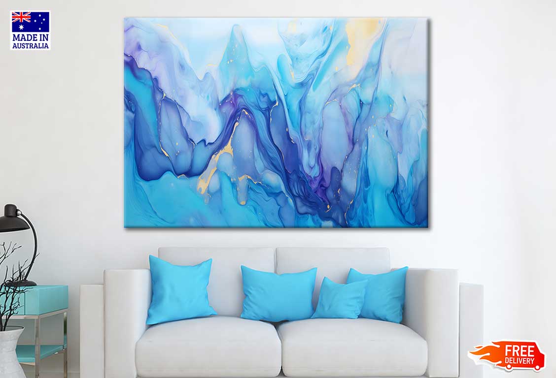 Luxury Abstract Fluid Art Painting Print 100% Australian Made