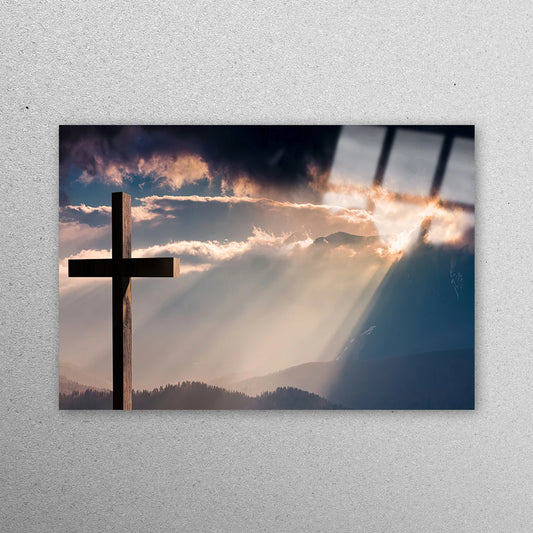 Holy Forgiveness Acrylic Glass Print Tempered Glass Wall Art 100% Made in Australia Ready to Hang