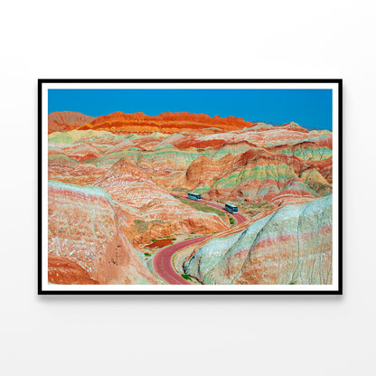 Geological Park Scenery in Zhangye Gansu China Home Decor Premium Quality Poster Print Choose Your Sizes