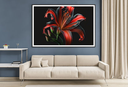 View of Lily Blossom Home Decor Premium Quality Poster Print Choose Your Sizes