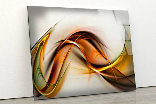 Gold Red & Orange 3D UV Direct Aluminum Print Australian Made Quality